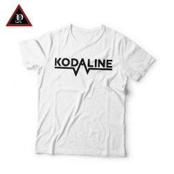 Kaos Band Kodaline Logo Putih
