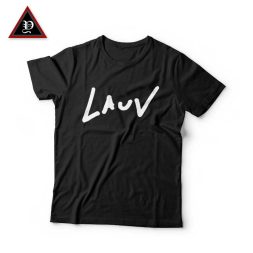 Kaos Lauv Logo Hitam