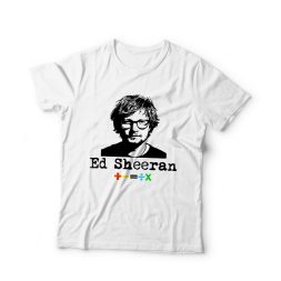 Kaos Ed Sheeran Silhouette Mathematics